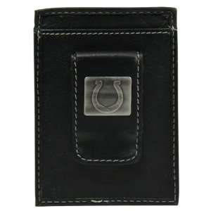  Indianapolis Colts Leather Money Clip With Metal Logo 