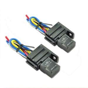   For Electric Fan Fuel Pump Horn 4Pin 4 Wire Relays