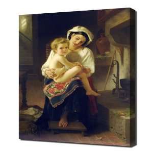  Bouguereau   Young Mother Gazing At Her Child   Framed 