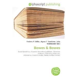  Bowes (9786134043991) Books