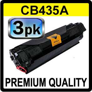 3pk CB435A 35A Toner Cartridge Fits HP Laserjet P1005 P1006 P1009 