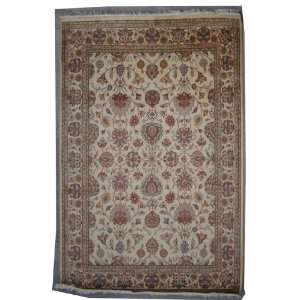 Pak Persian Floral Design Area Rug with Wool Pile    a 8x11 Large Rug 