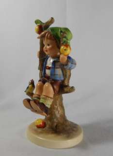 Goebel Hummel Figurine HUM 142/I Apple Tree Boy TMK 5 (Repaired Branch 