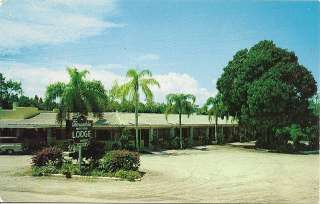 Melbourne FL Alexandria Motor Lodge Postcard Roadside #r255  