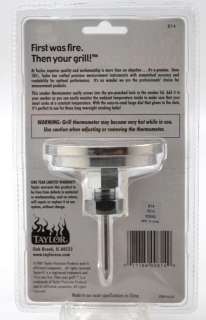 Taylor Grill Smoker Glow in the Dark Thermometer 814  
