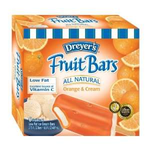   Orange & Cream Fruit Bars, Pack of 6, 2.75 oz (Frozen)  Fresh
