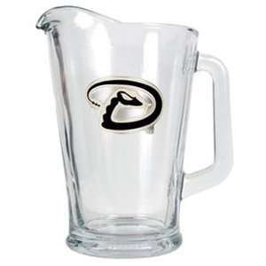  Arizona Diamondbacks MLB 60oz Glass Pitcher   Primary Logo 