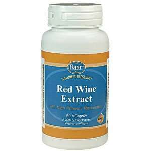  Red Wine Extract with Natural Resveratrol, 60 Vcaps 