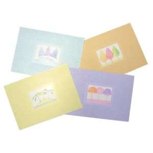  12 Glitter Blank Boxed Greeting Cards 
