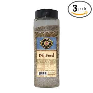 Spice Appeal Dill Seed, 16 Ounce Jars (Pack of 3)  Grocery 