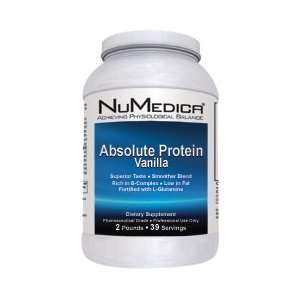  NuMedica Absolute Protein Vanilla   39 svgs Health 