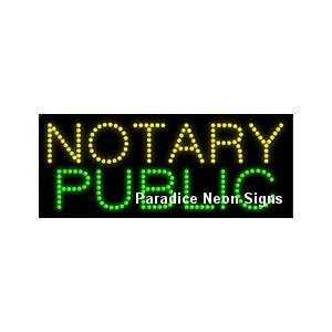  Notary Public LED Sign 11 x 27