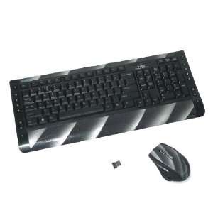 GHz Wireless Keyboard (Multimedia Hot Keys) and Optical Mouse Combo 