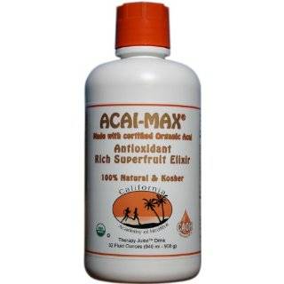 Acai Max   Organic Acai Juice Blend from CAOH® (1   32 oz Bottle) by 