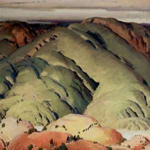  MOUNTAIN FORMS BY VICTOR HIGGINS CANVAS REPRODUCTION