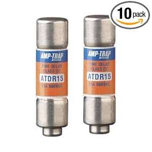   Mersen ATDR15 600V 15A Cc Time Delay Fuse, 10 Pack