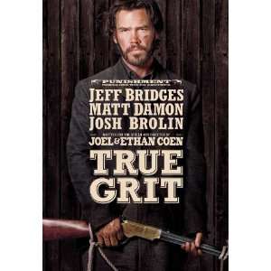  True Grit (2010) 27 x 40 Movie Poster Style G