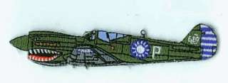 The CURTISS P 40 WARHAWK patch will make a great addition to your WWII 