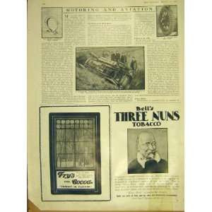  Motor Car Wolseley Accident Rotax Three Nuns Print 1911 