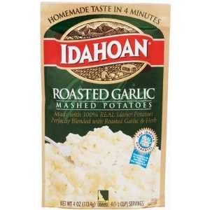Idahoan Roasted Garlic Mashed Potatoes 4 oz (Pack of 12)  