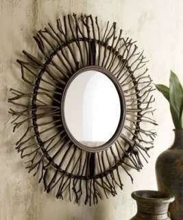 Stunningly gorgeous and so unique this round branch wall mirror is the 