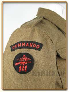 WW2 British Army 1937 Battle Dress Jacket S Commando  