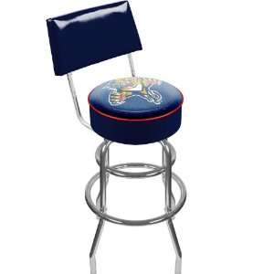  NHL Florida Panthers Padded Bar Stool with Back Sports 