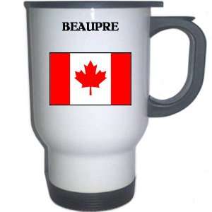  Canada   BEAUPRE White Stainless Steel Mug Everything 