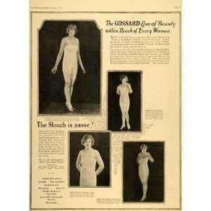  1925 Ad H W Gossard Garments Corsets Slim Underwear 100 E 