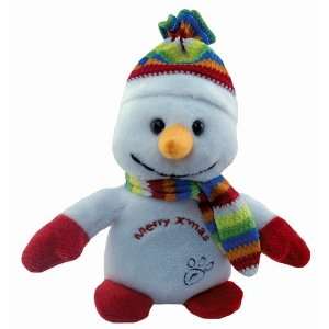  Puzzled XMas Snowman   Bugsy Plush Toys & Games