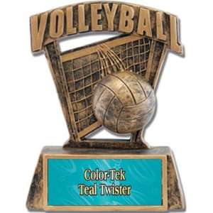  Prosport 6 Custom Volleyball Resin Trophies TEAL TWISTER 