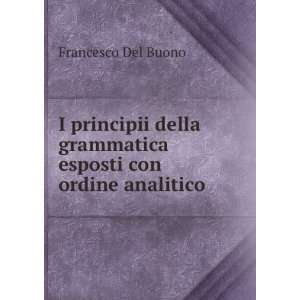   grammatica esposti con ordine analitico Francesco Del Buono Books