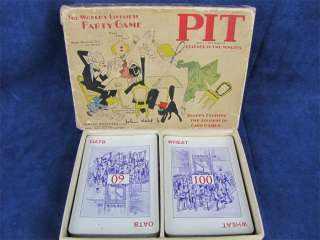 1919 Vintage PIT Parker Brothers Inc. Card Game in Box  