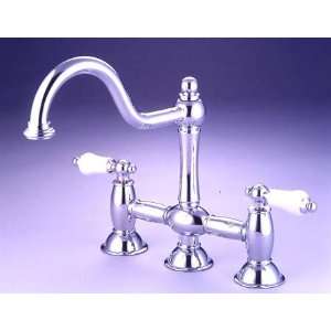   PKS3781PL 8 inch center spread bridge kitchen faucet