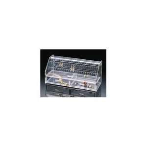  Earring Holder Clear Acrylic Holds 37 Pairs   by U.S. Acrylic 
