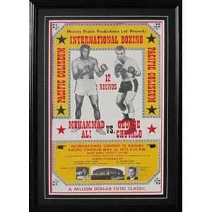    Muhammad Ali and George Chuvalo Fight Night Poster