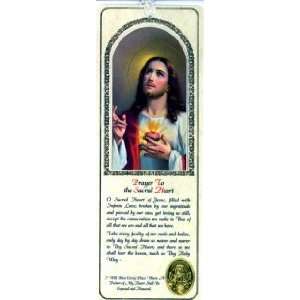 Sacred Heart of Jesus Bookmark   Prayer to the Sacred Heart CDM BK001