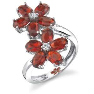  Floral Ruby Ring Jewelry