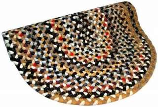Thorndike Mills Brown Shades Light Accents Braided Rug  