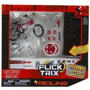  Redline Flick Trix ~4 BMX Finger Bike Shop Set [20032726 