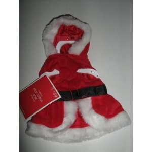  Santa Claus Suit Red Mrs. Claus Coat for Pets Size Small 
