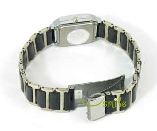 Fashion Womens Ceramic Black Dial JP Quartz Watch H29  