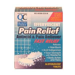 Quality Choice Effervescent Pain Relief Antacid And Pain 