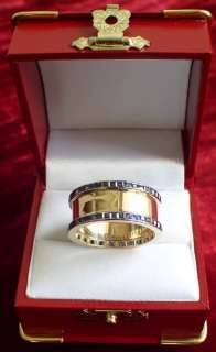 56 CARAT STUNNING CUSTOM MADE 18 KT. SAPPHIRE BAND  