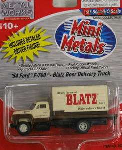 Mini Metals 30241 HO 54 Ford Blatz Beer Delivery Truck  