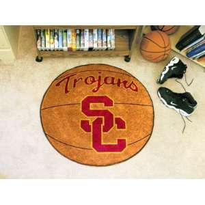  USC Trojans Round Basketball Mat (29)