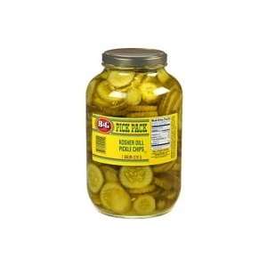    B&g® Kosher Dill Pickle Chips   1 Gallon Jar 