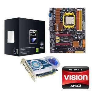  ECS A790GXM AD3 Motherboard & AMD Phenom II X4 955 