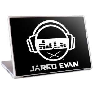   13 in. Laptop For Mac & PC  Jared Evan  Logo Black Skin Electronics