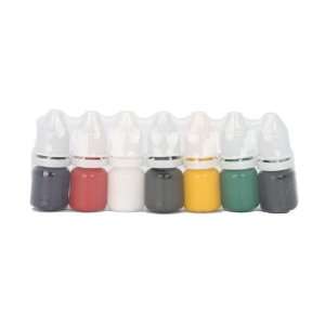    7 Colors 5ml Profession Eyebrow Tattoo Ink Complete Set Beauty